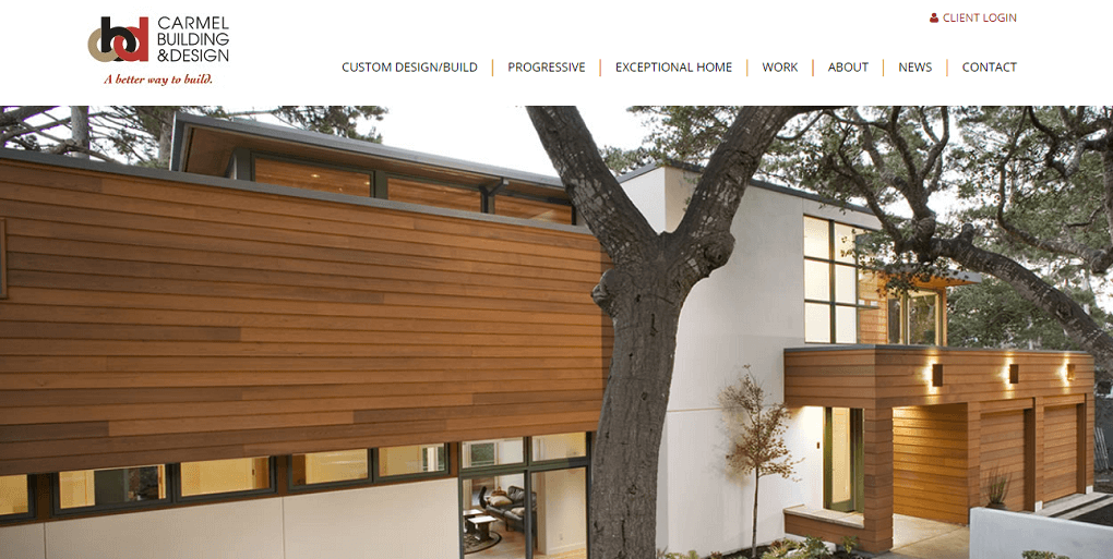 Carmel Building Website Design